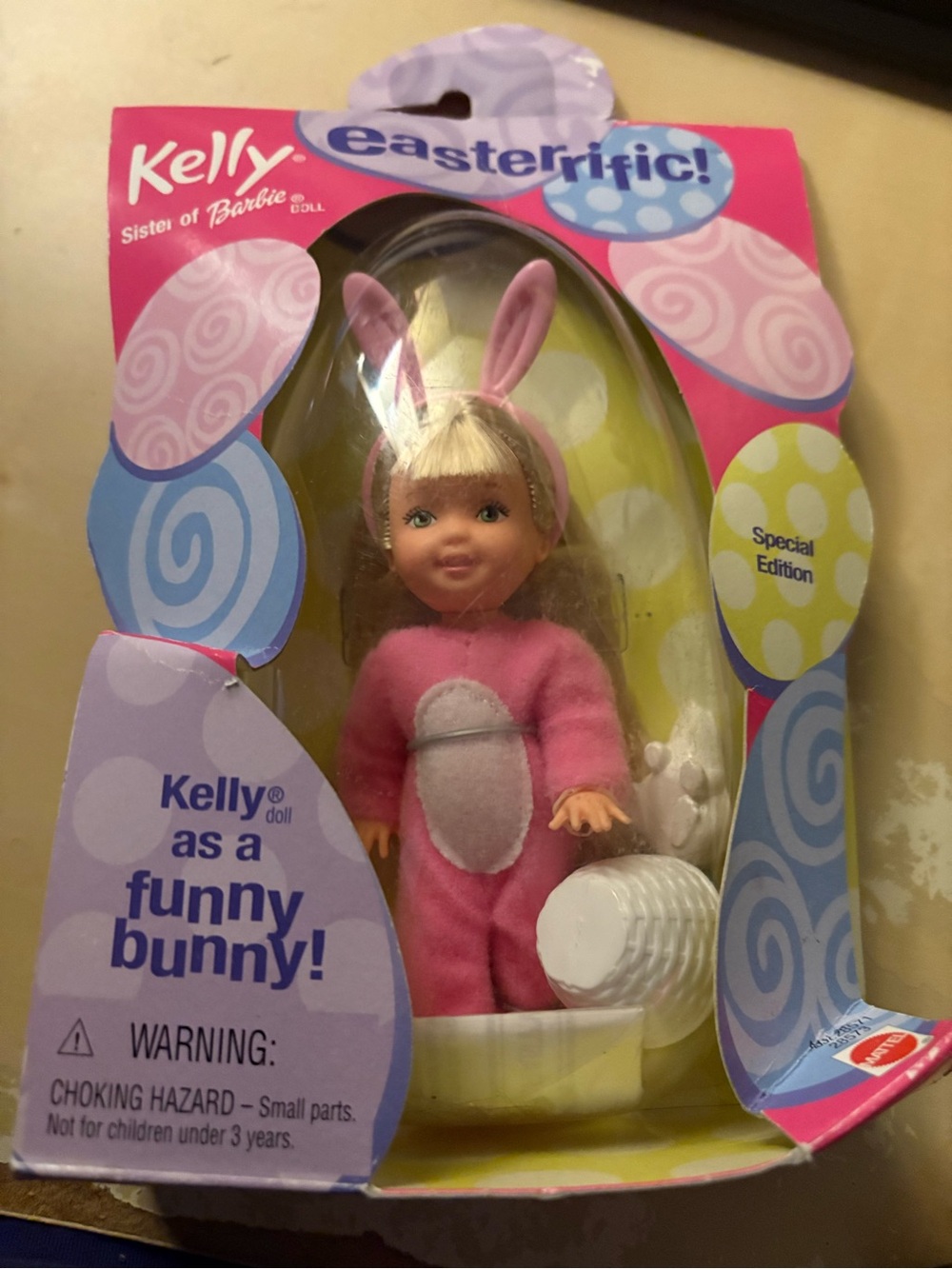 Mattel Kelly Doll in Pink Bunny Costume